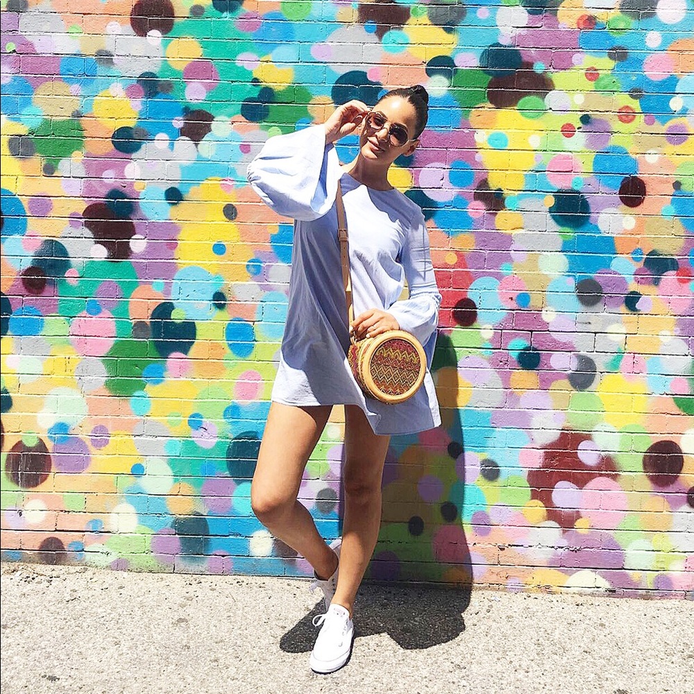 Round Bohemia crossbody
